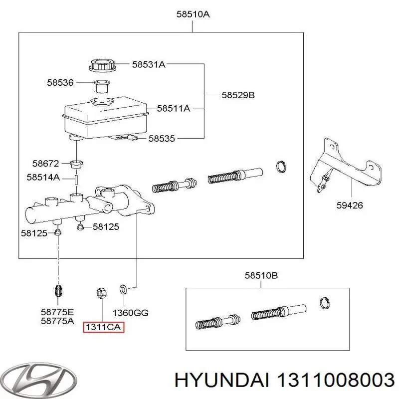  1311008003 Hyundai/Kia