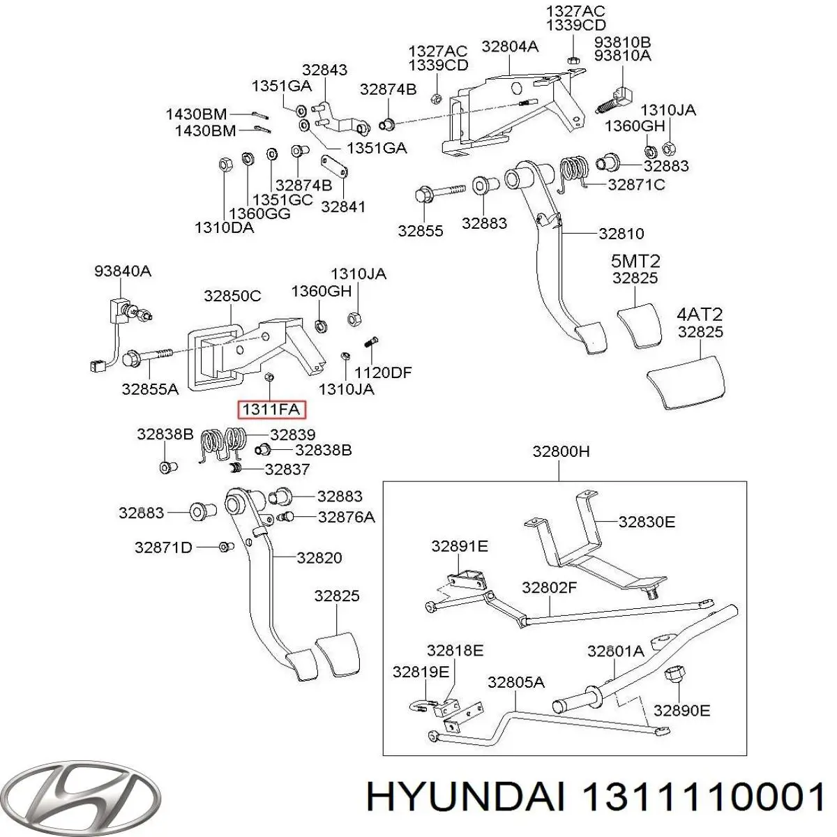  1311110001 Hyundai/Kia