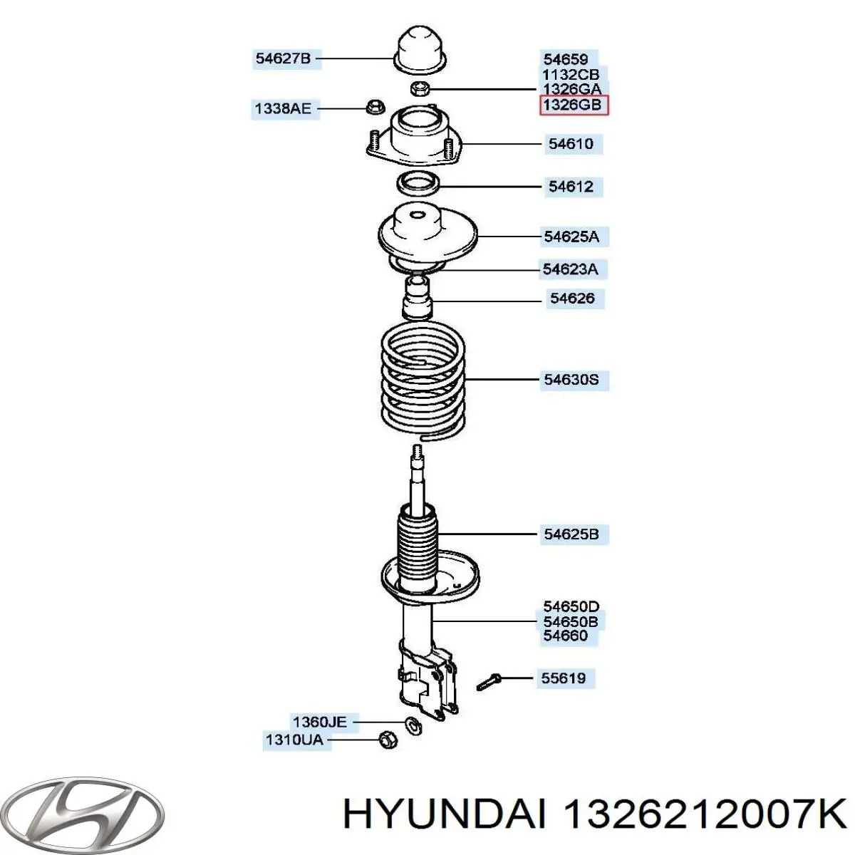  Hyundai/Kia 1326212001 цена, от 1.05 USD