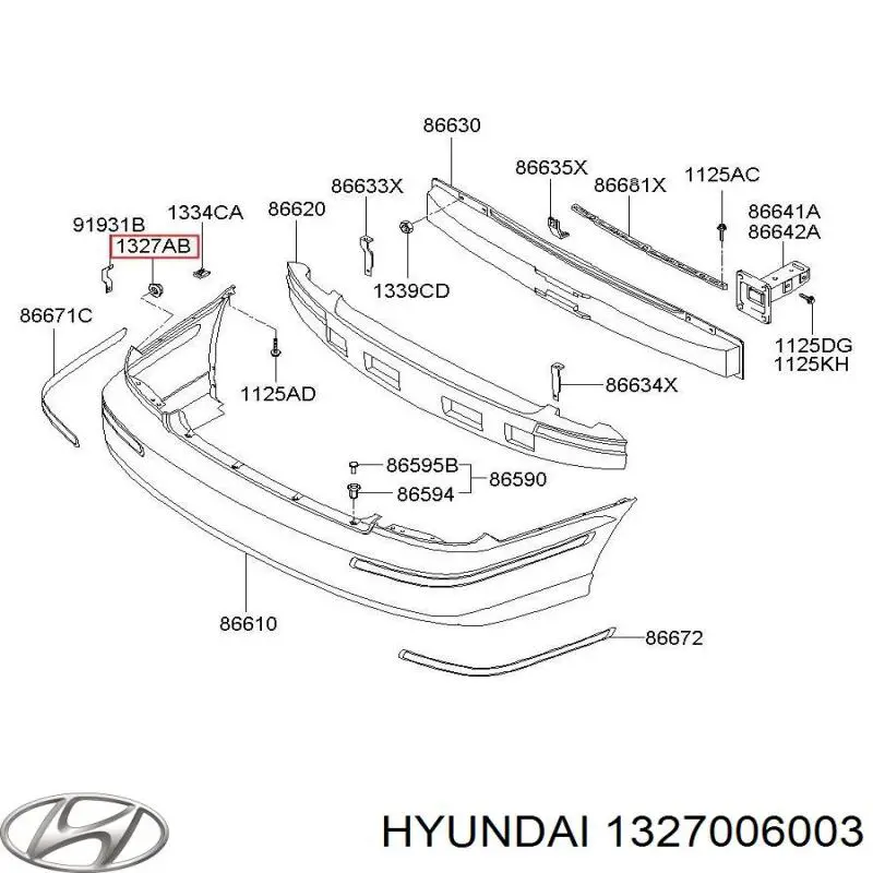 Купить 1327006003 Hyundai/Kia 
