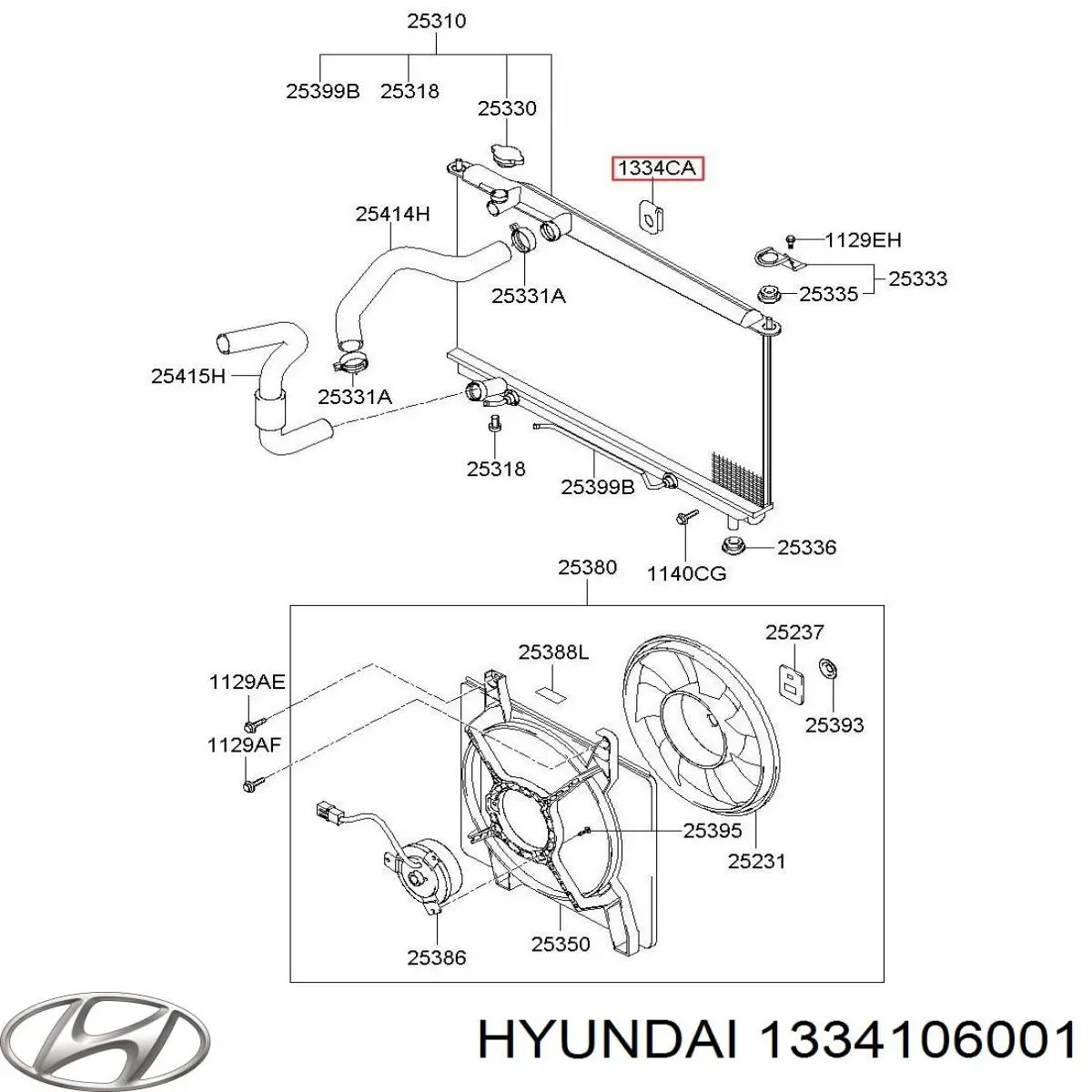  1334106001 Hyundai/Kia