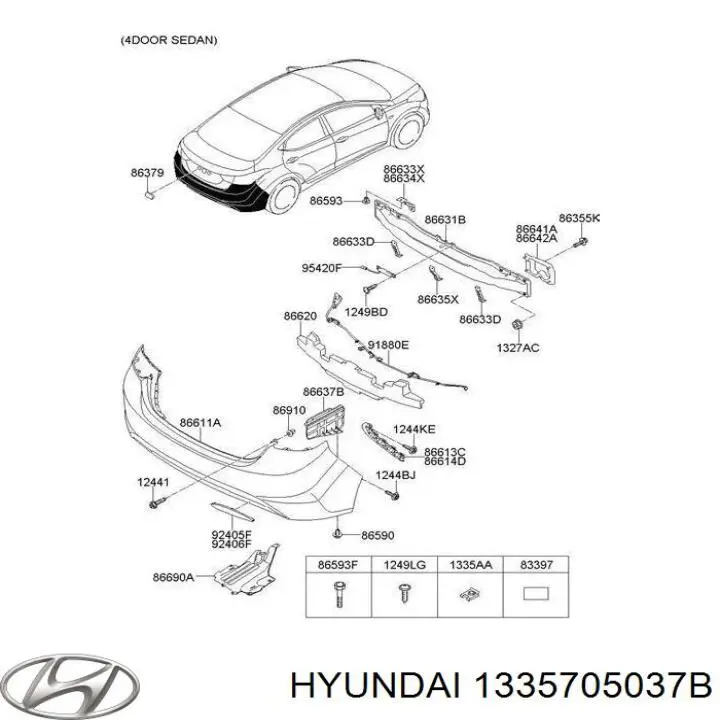  Hyundai/Kia 1335705037B цена, от 1.62 USD