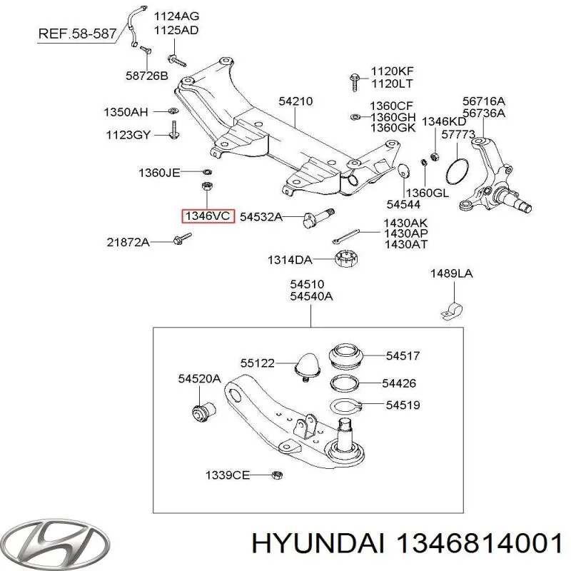  1346814001 Hyundai/Kia