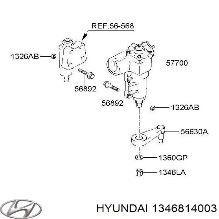  Hyundai/Kia 1346814003 цена, от 1.43 USD