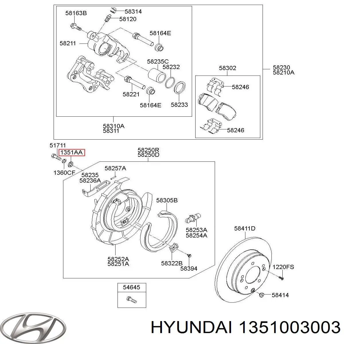  1351003003 Hyundai/Kia