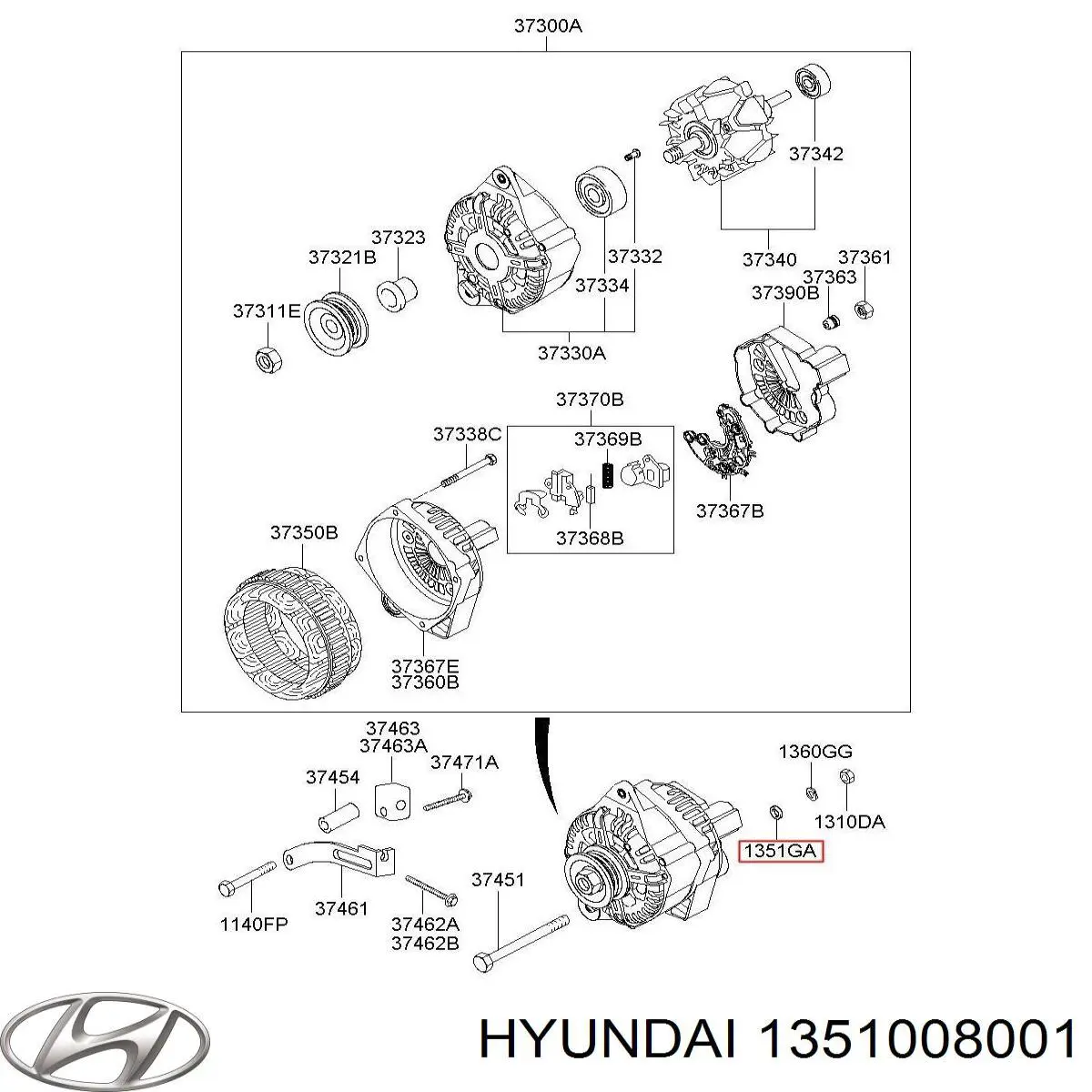 1351008001 Hyundai/Kia 