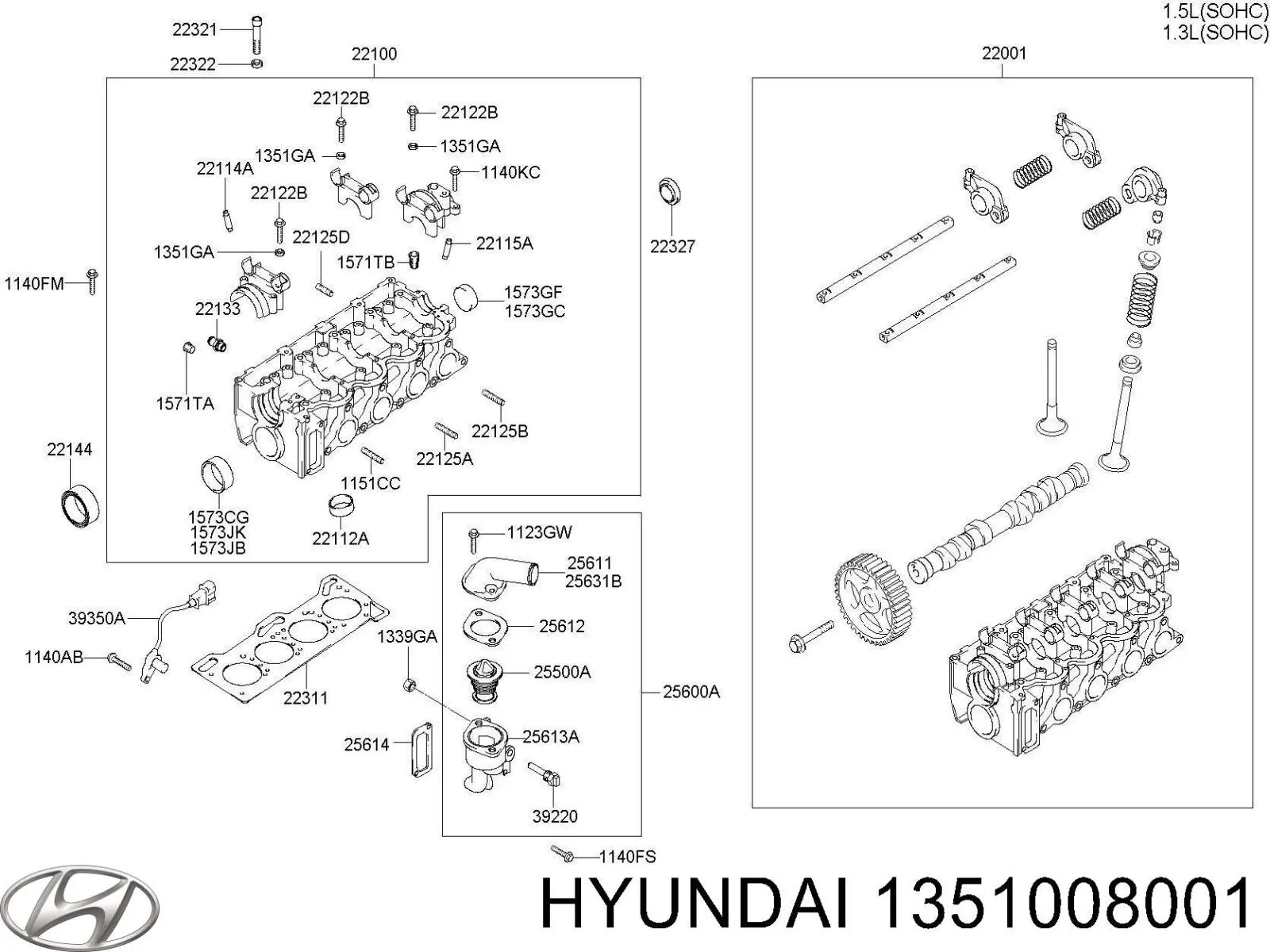 Купить 1351008001 Hyundai/Kia 