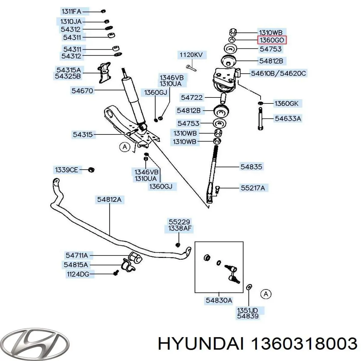  545023E100 Hyundai/Kia