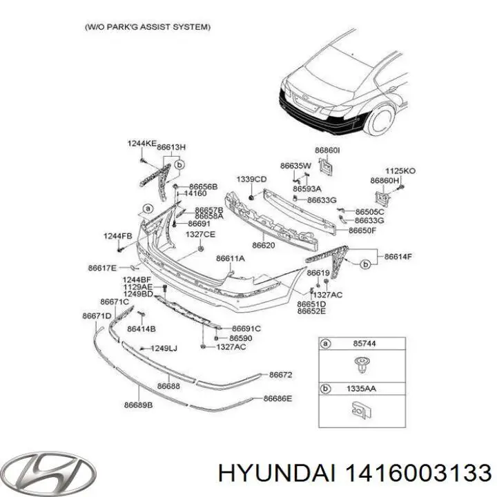  1416003133 Hyundai/Kia