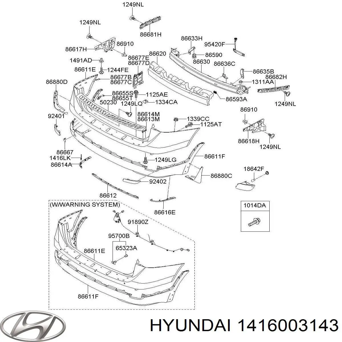 Купить 1416003143 Hyundai/Kia 