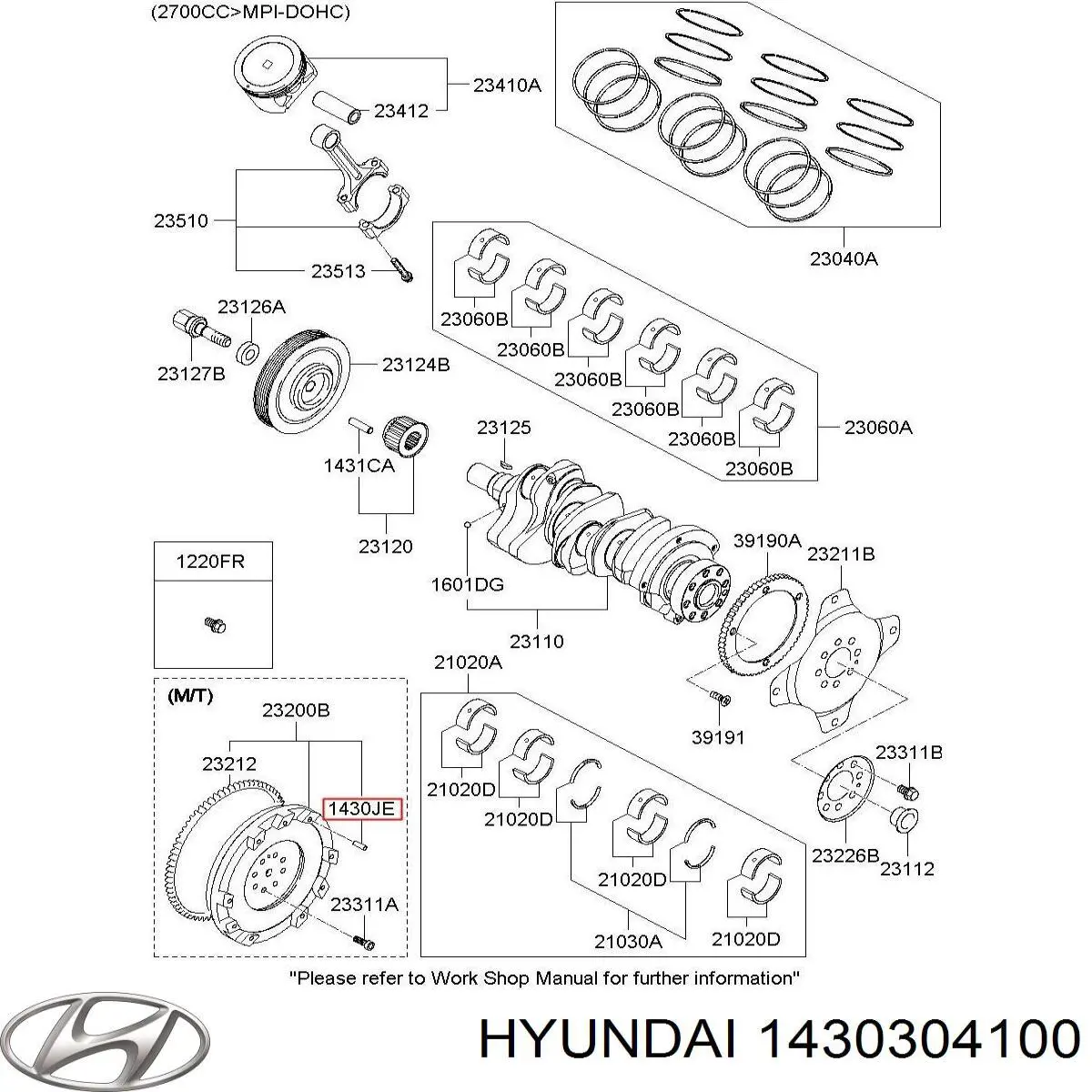  Hyundai/Kia 1430304100 цена, от 1.59 USD