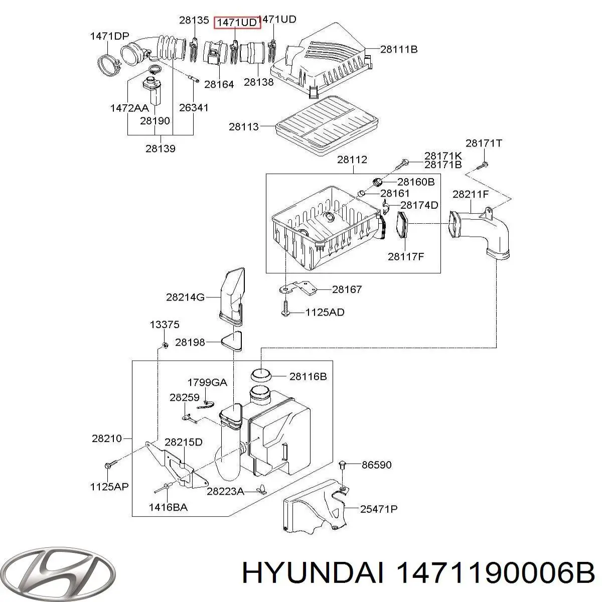Купить 1471190006B Hyundai/Kia 