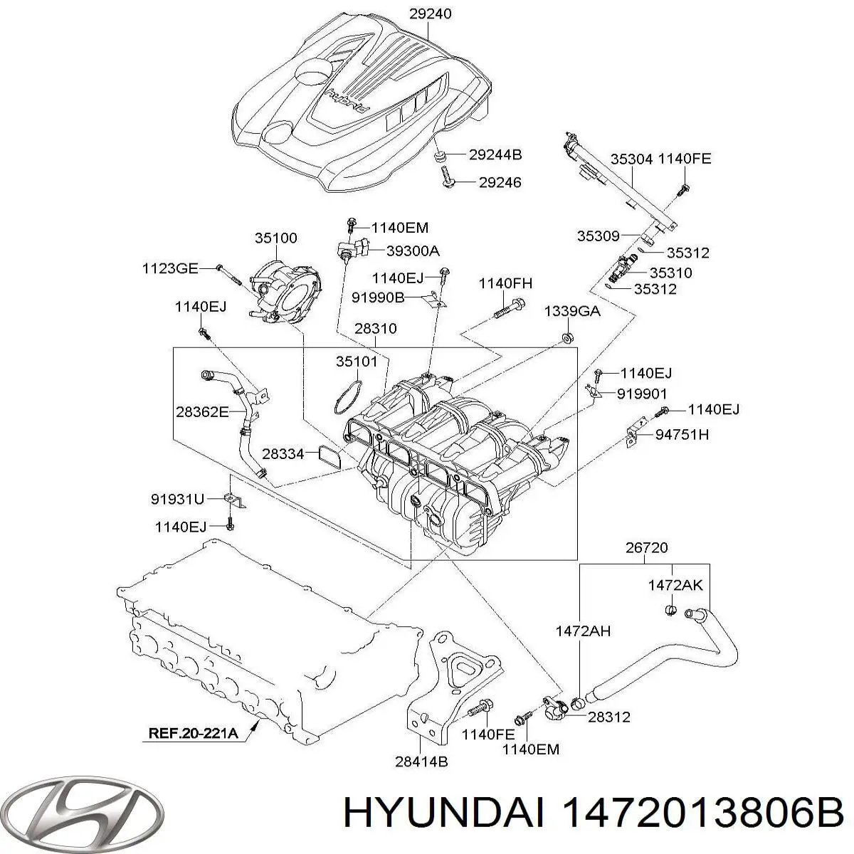  1472013806B Hyundai/Kia