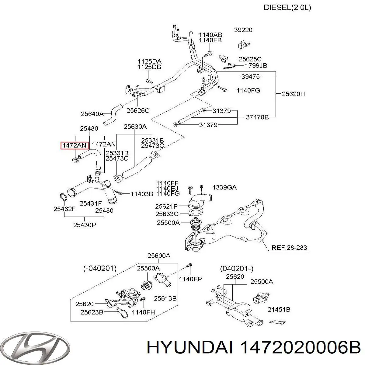  Hyundai/Kia 1472020006B цена, от 1.40 USD