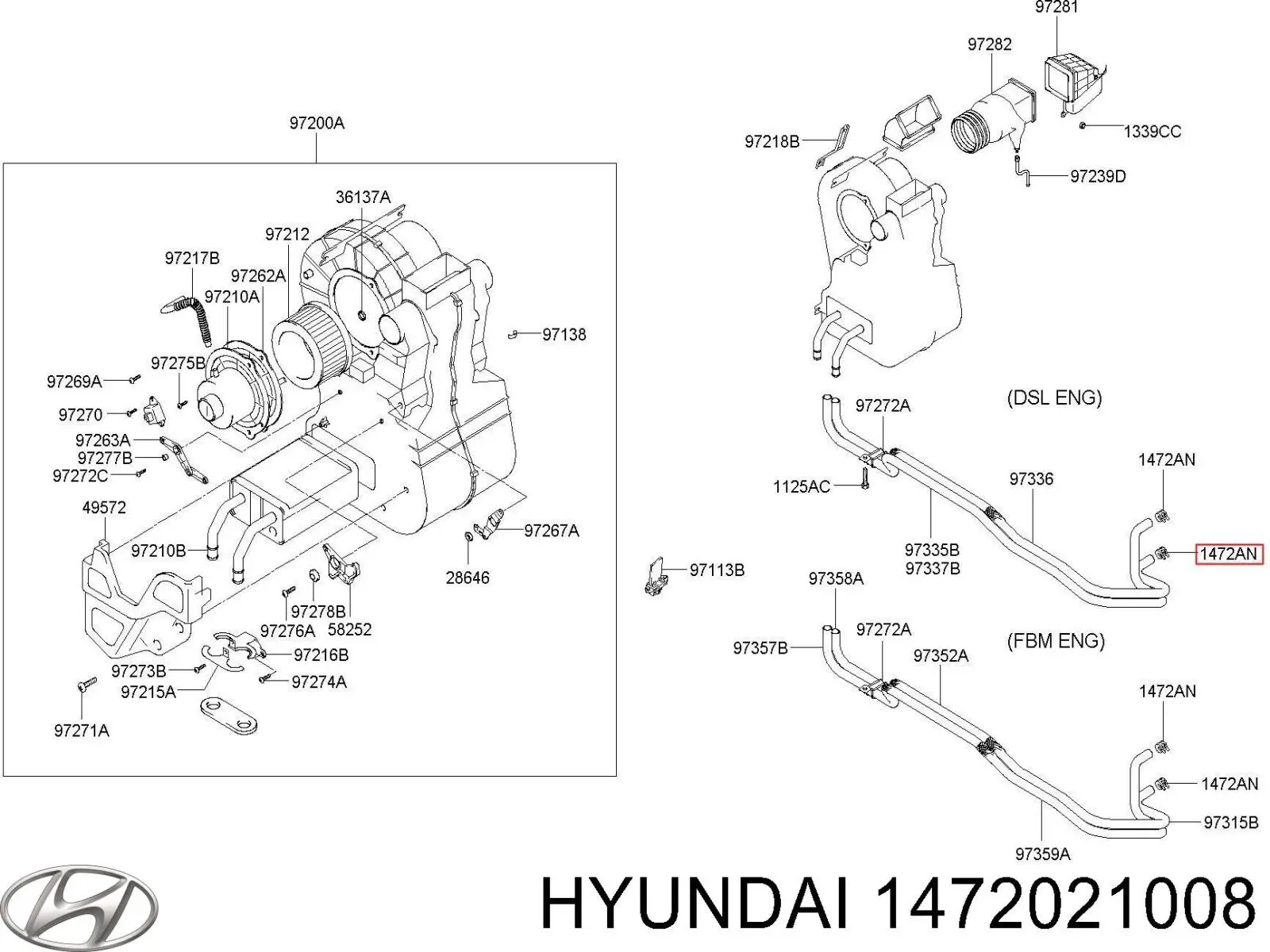  Hyundai/Kia 1472021008 цена, от 1.22 USD
