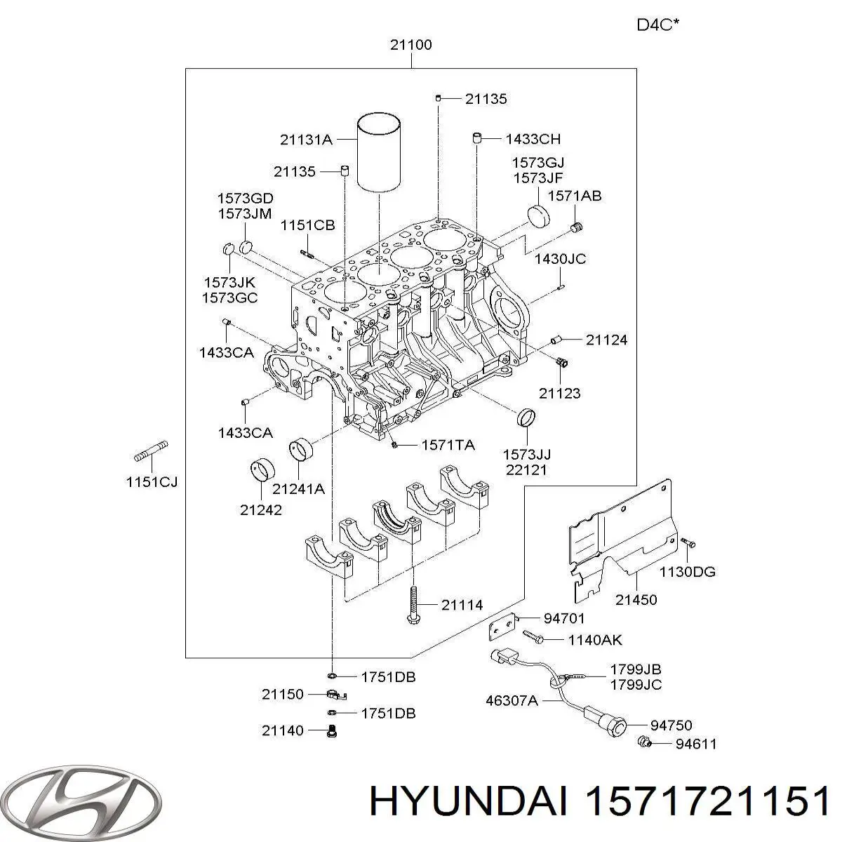 Купить 1571721153 Hyundai/Kia 