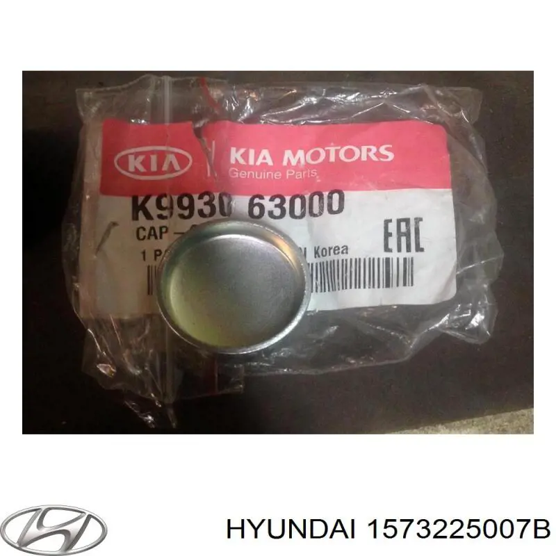 Заглушка ГБЦ 1573225007B Hyundai/Kia