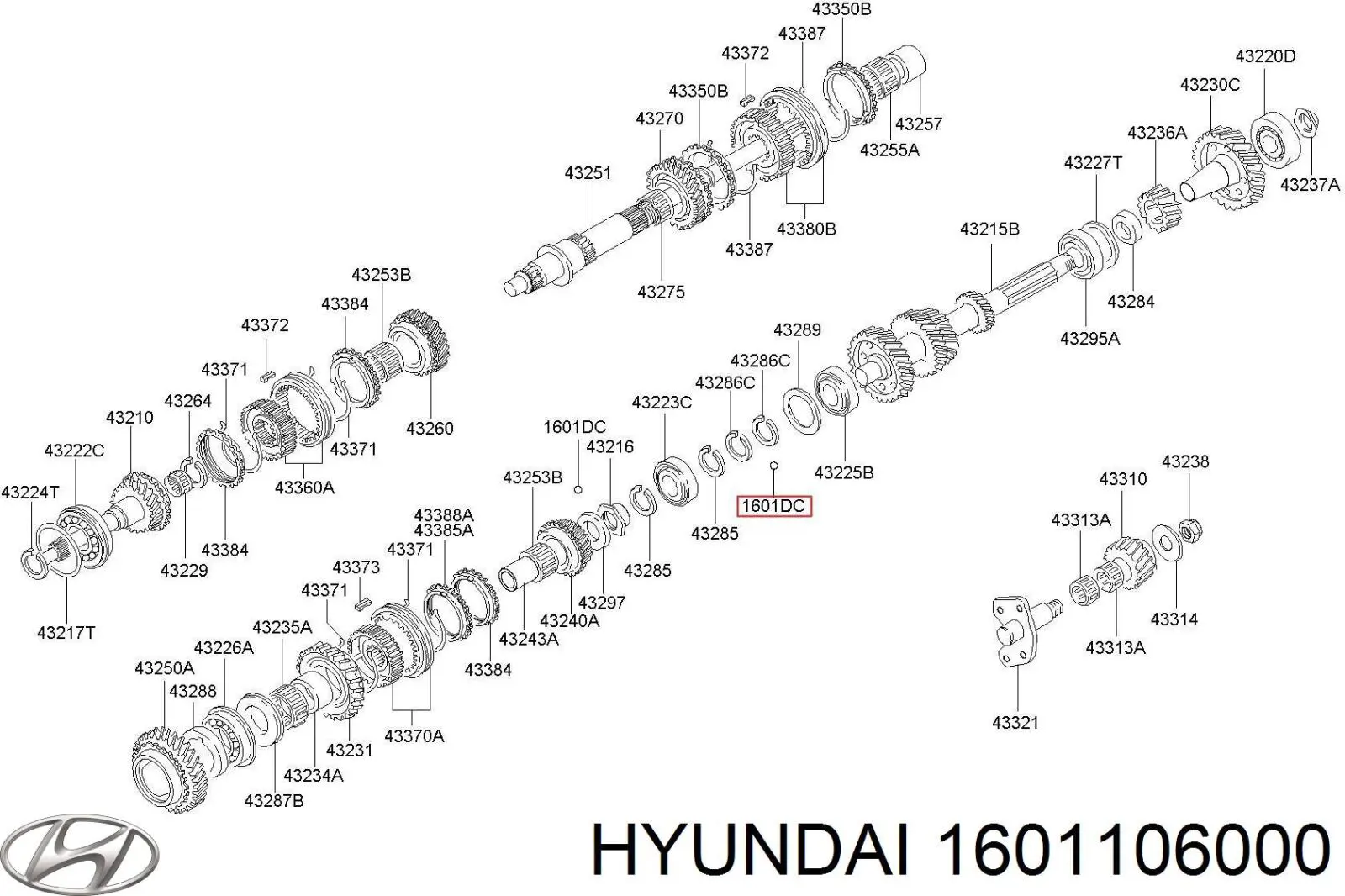  1601106000 Hyundai/Kia