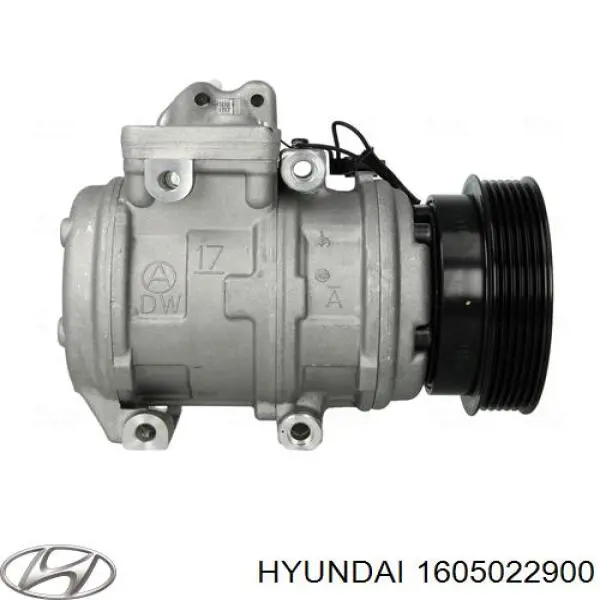 Компрессор кондиционера 1605022900 Hyundai/Kia