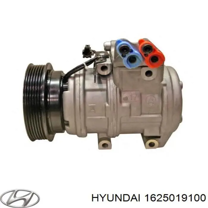 Компрессор кондиционера 1625019100 Hyundai/Kia