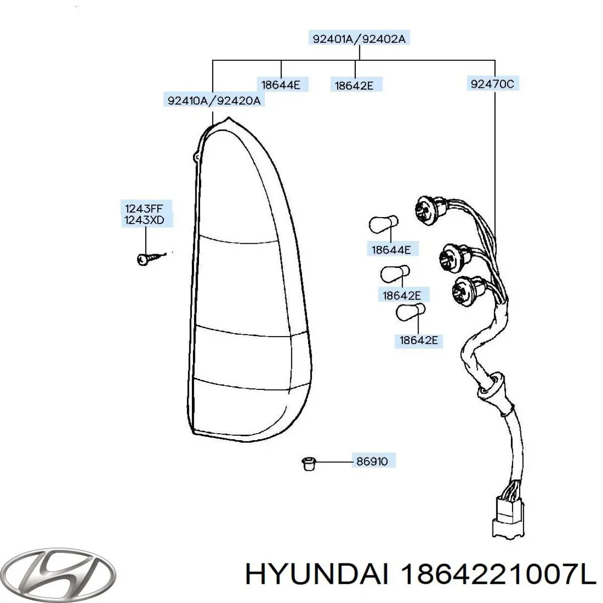 1864221007L Hyundai/Kia