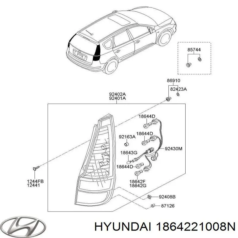 1864221008N Hyundai/Kia 