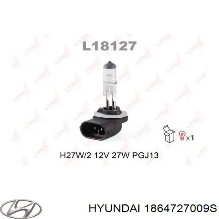 1864727009S Hyundai/Kia лампочка