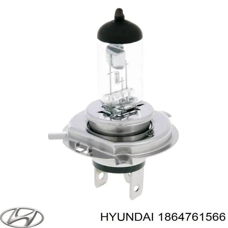1864761566 Hyundai/Kia лампочка галогенная, дальний/ближний свет