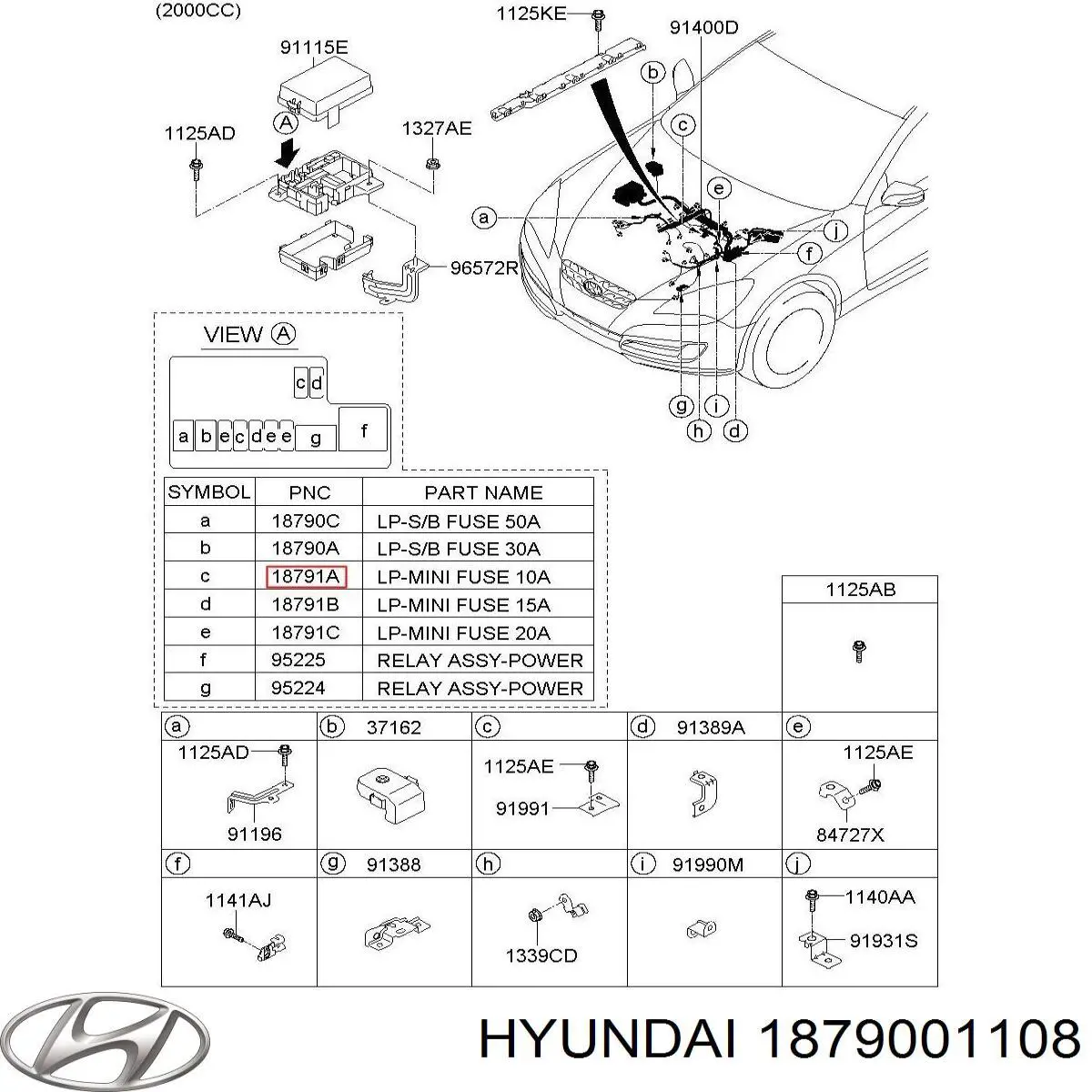 Предохранители (электрических цепей) Hyundai/Kia 1879001108 цена, от 0.59 USD