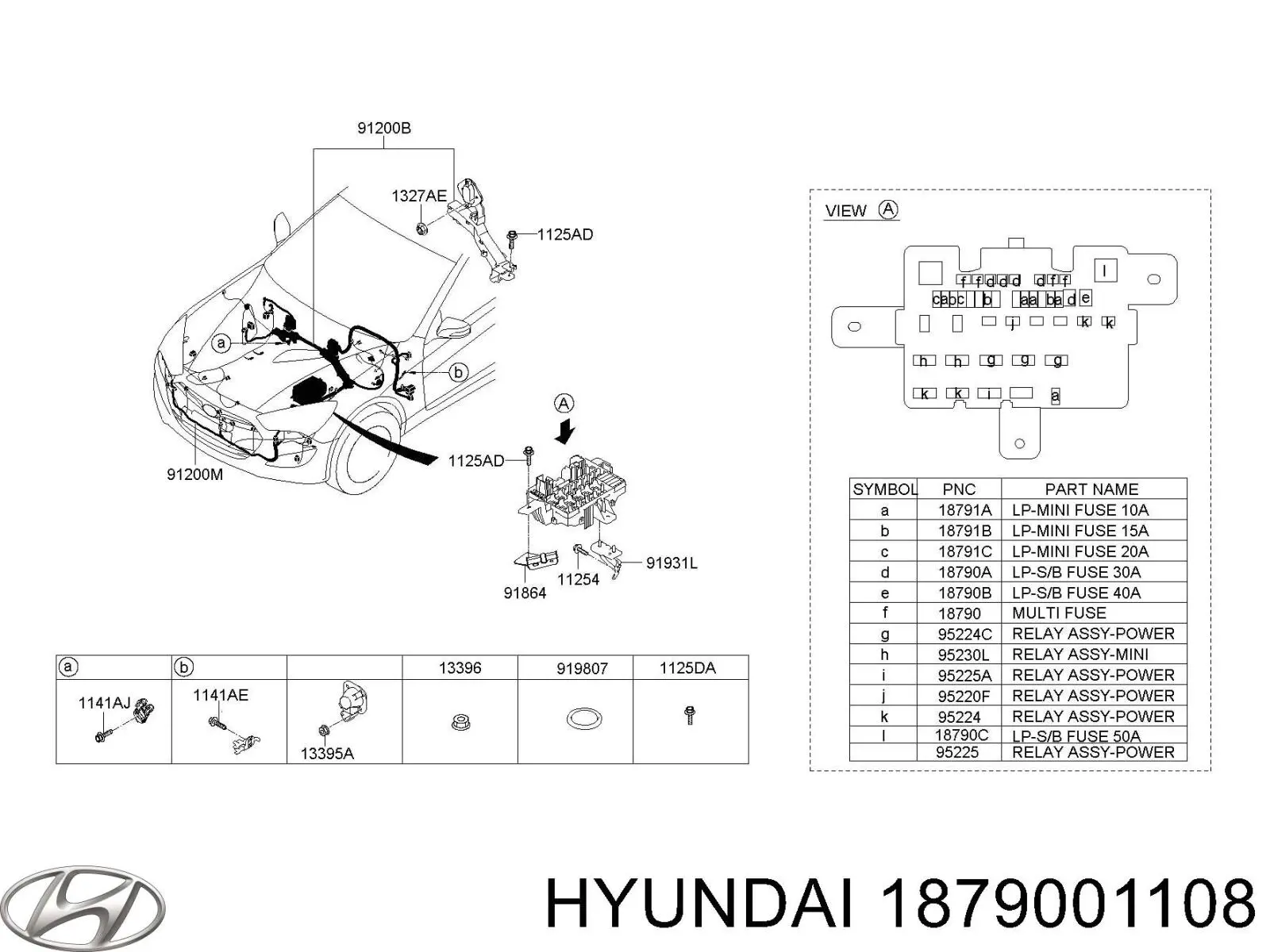 1879001108 Hyundai/Kia предохранитель