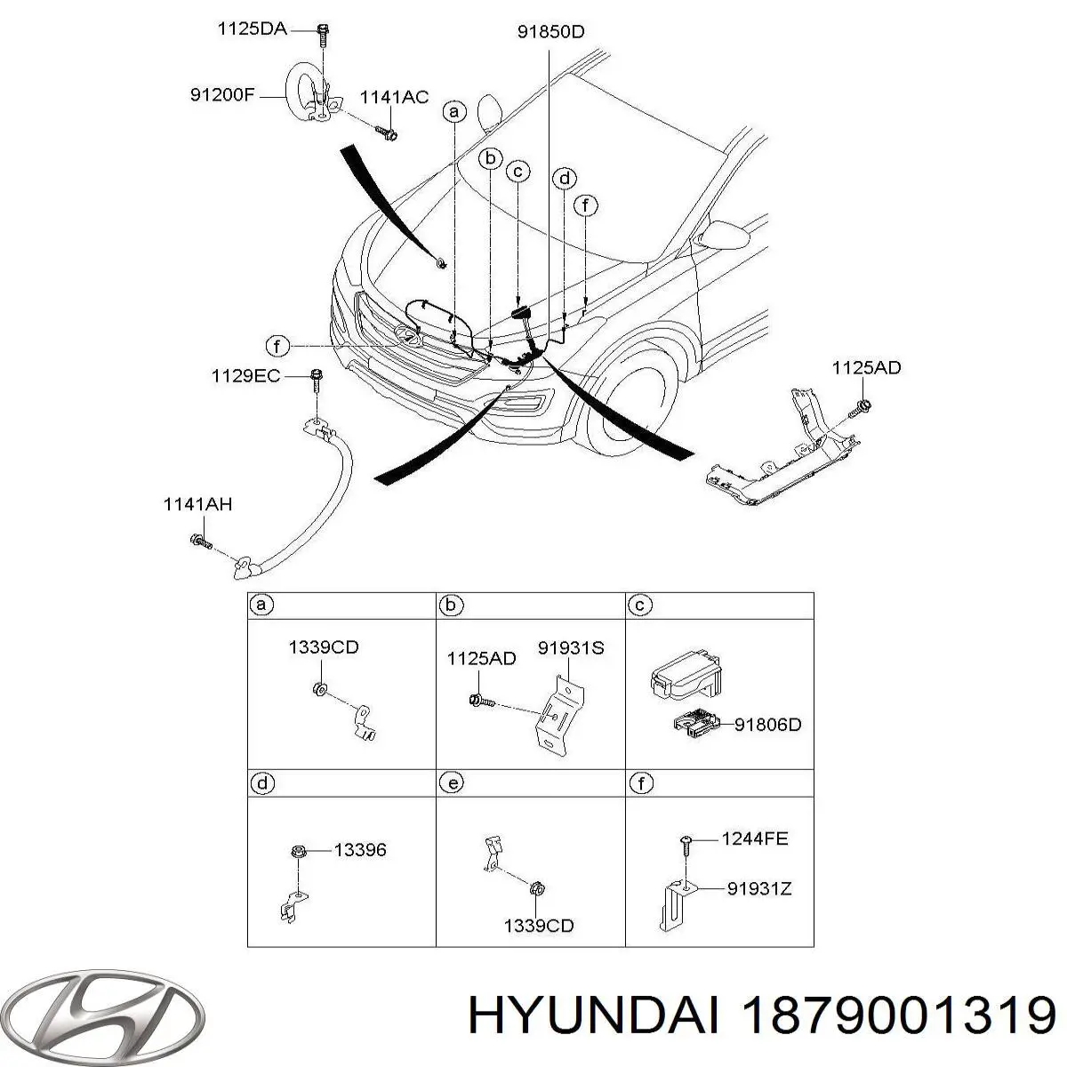 Предохранитель 1879001319 Hyundai/Kia