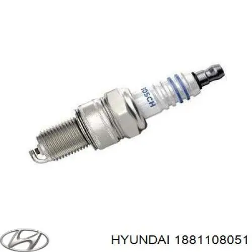 Свеча зажигания Hyundai/Kia 1881108051 цена, от 2.53 USD