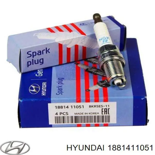 1881411051 Hyundai/Kia Свечи зажигания