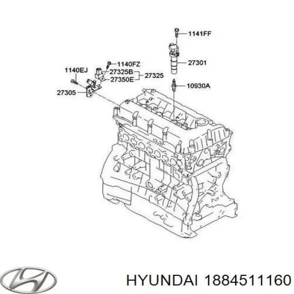 Свеча зажигания Hyundai/Kia 1884511160 цена, от 9.75 USD