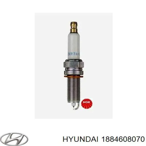 Купить 1884608070 Hyundai/Kia Свечи автомобильные