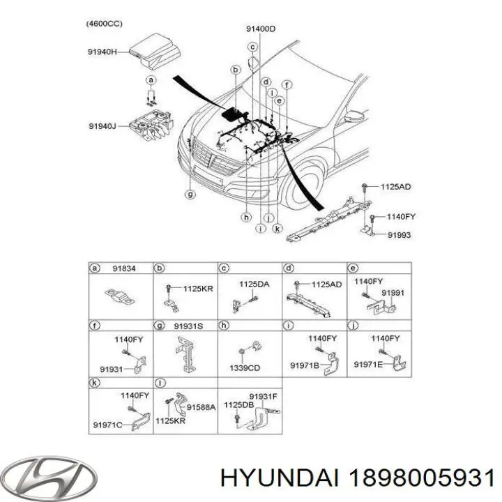 Предохранитель 1898005931 Hyundai/Kia