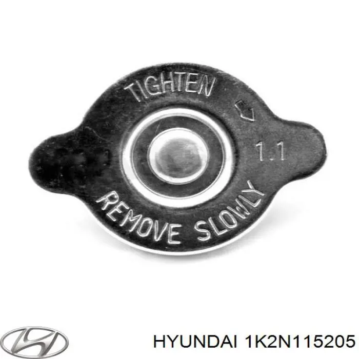 Крышка/пробка радиатора Hyundai/Kia 1K2N115205 цена, от 4.60 USD