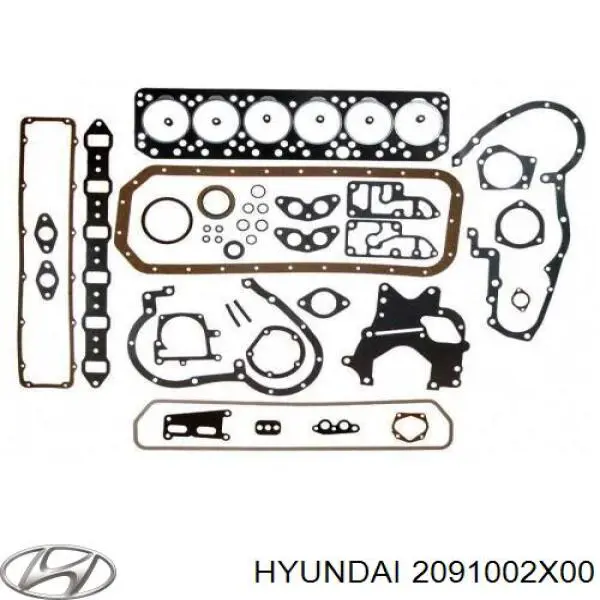  Комплект прокладок двигателя Hyundai I10 