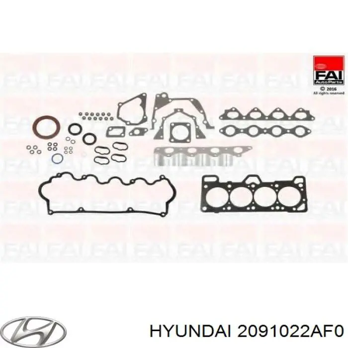 2091022AF0 Hyundai/Kia комплект прокладок двигателя полный