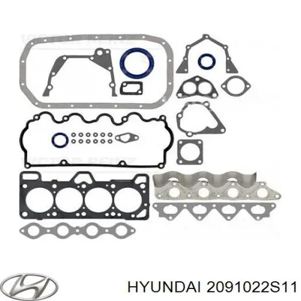 2091022S11 Hyundai/Kia Комплект прокладок на двигатель