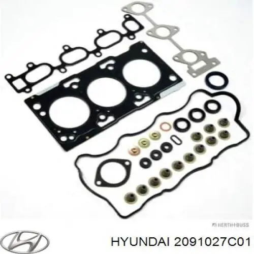 Комплект прокладок двигателя полный на Hyundai Santa Fe I 