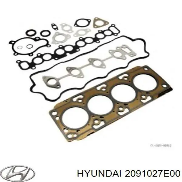 2091027E00 Hyundai/Kia комплект прокладок двигателя верхний
