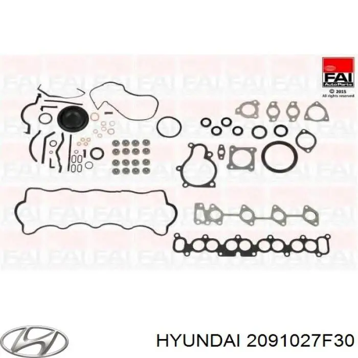 Kit de vedantes de motor completo para Hyundai Sonata (NF)