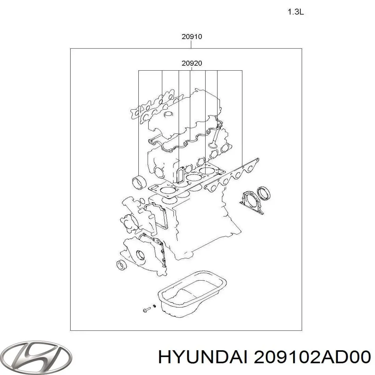  209102AD00 Hyundai/Kia