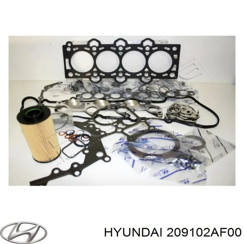 209102AF00 Hyundai/Kia комплект прокладок двигателя полный
