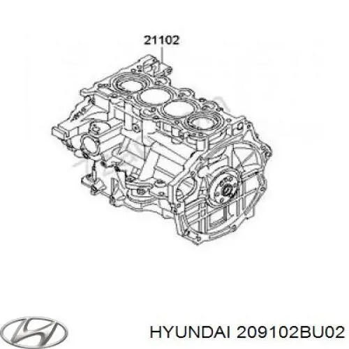 Полный комплект прокладок двигателя Hyundai/Kia 209102BU02 цена, от 225.84 USD