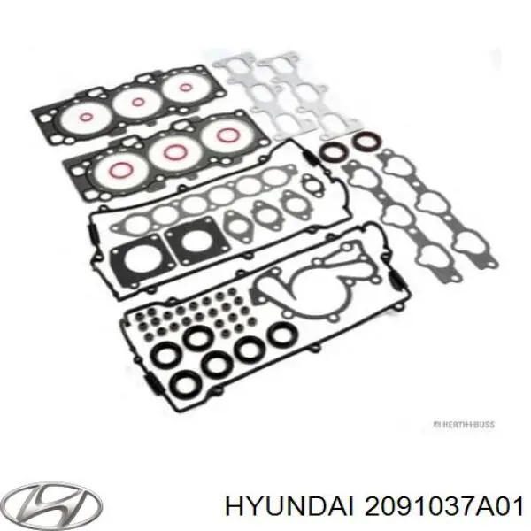 Комплект прокладок двигателя 2091037A01 Hyundai/Kia