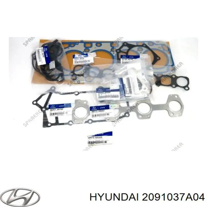 Купить 2091037A04 Hyundai/Kia Полный комплект прокладок