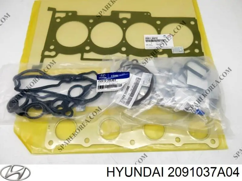 Комплект прокладок двигателя 2091037A04 Hyundai/Kia