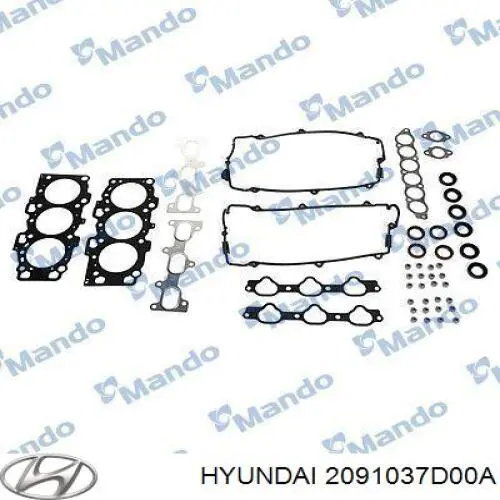 2091037D00A Hyundai/Kia комплект прокладок двигателя полный